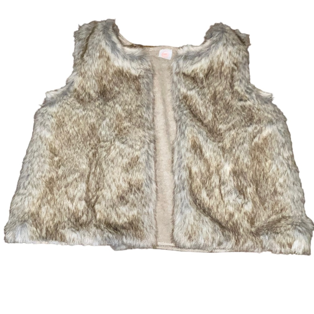 Girls faux fur vest xl 14-16 plus